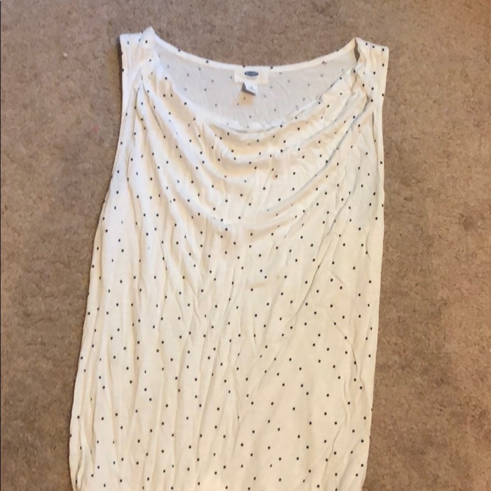 Polka dot tank top